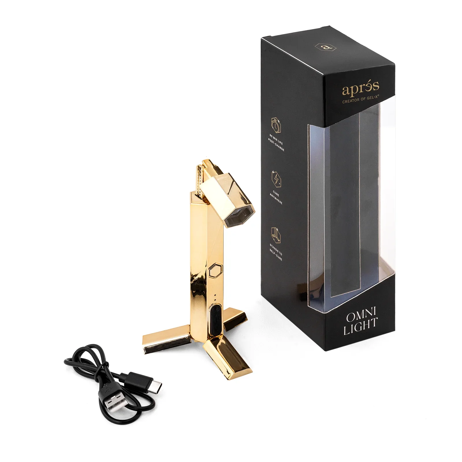 Aprés Gel-X Omni Light Gold UV/LED - Image 1
