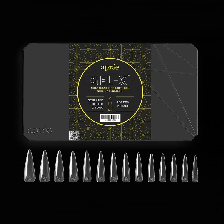Apres - Gel-X Sculpted Stiletto Extra Long Box of Tips, 420pcs - Image 3