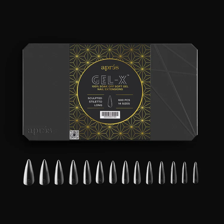 Apres - Gel-X Sculpted Stiletto Long Box of Tips 2.0, 600pcs - Image 2