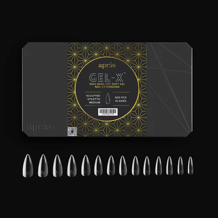 Apres - Gel-X Sculpted Stiletto Medium Box of Tips 2.0, 600pcs - Image 2