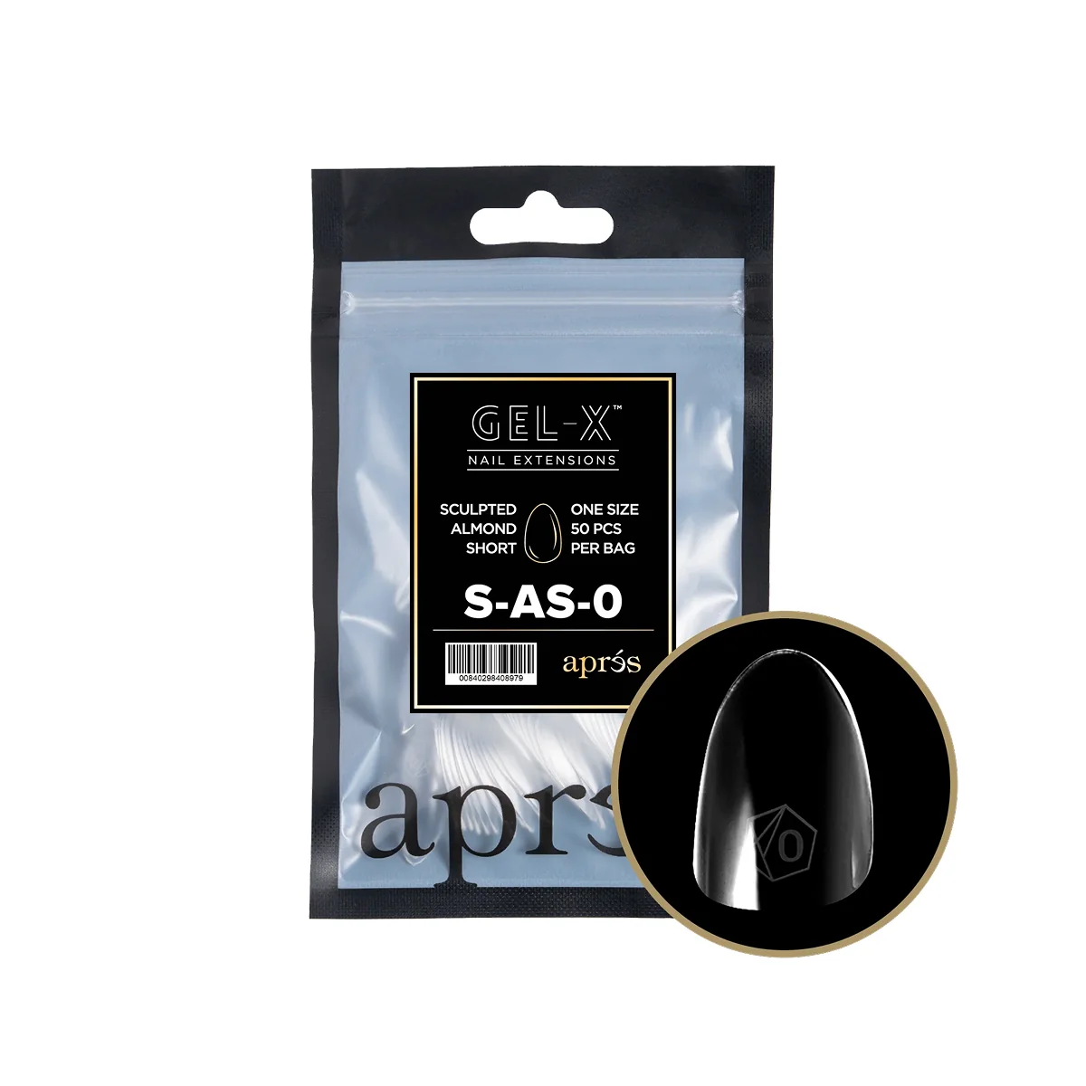 Apres - Gel-X Sculpted  Almond Short Refill Bag (50 Tips) - Image 2