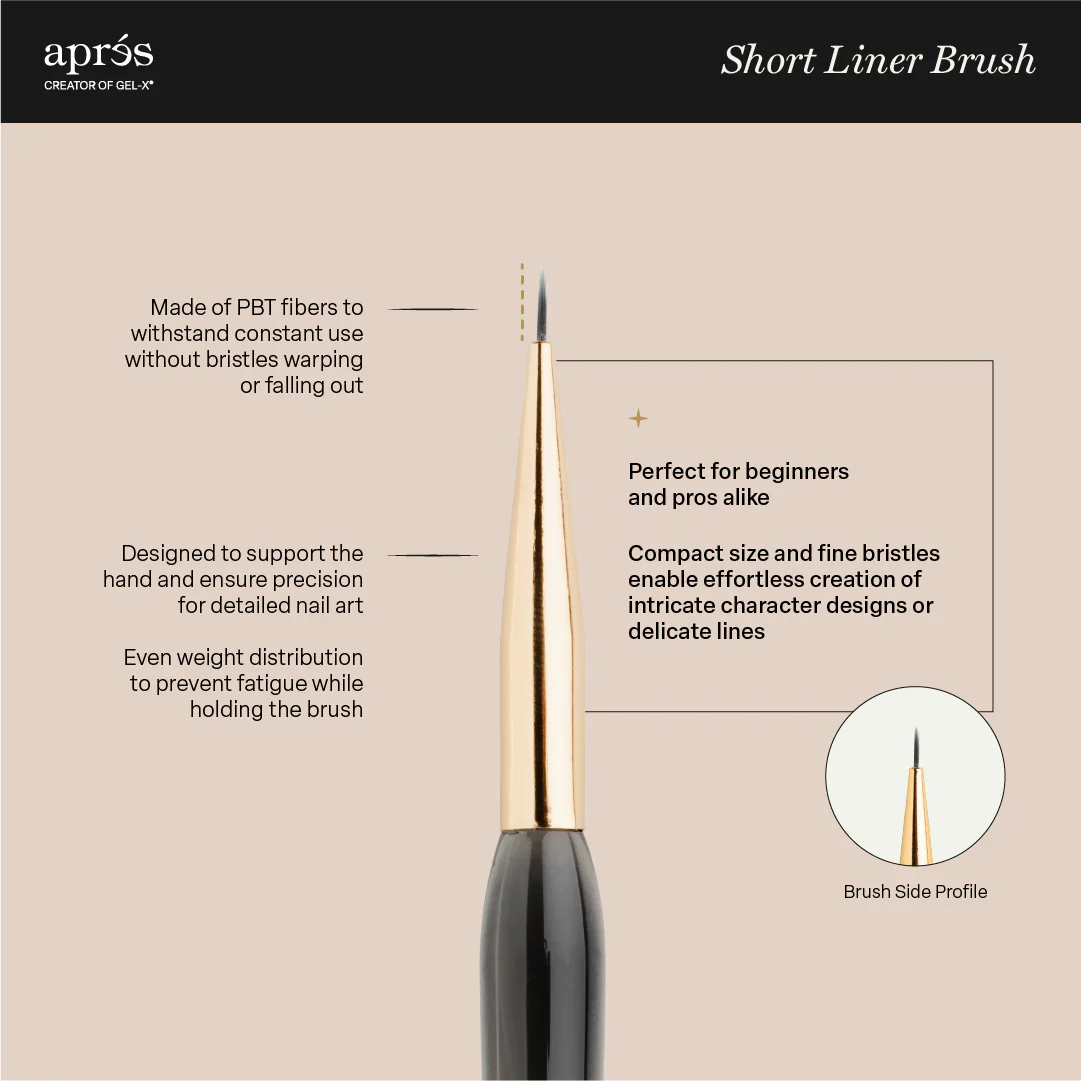 Apres Short Liner Brush - Image 2