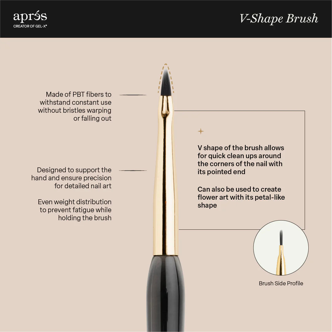 Apres V-Shape Brush - Image 2