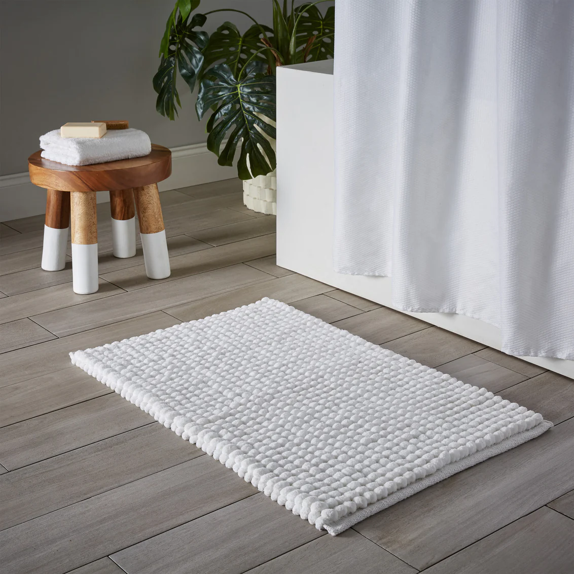 Bath Mat, Puff White - Image 2