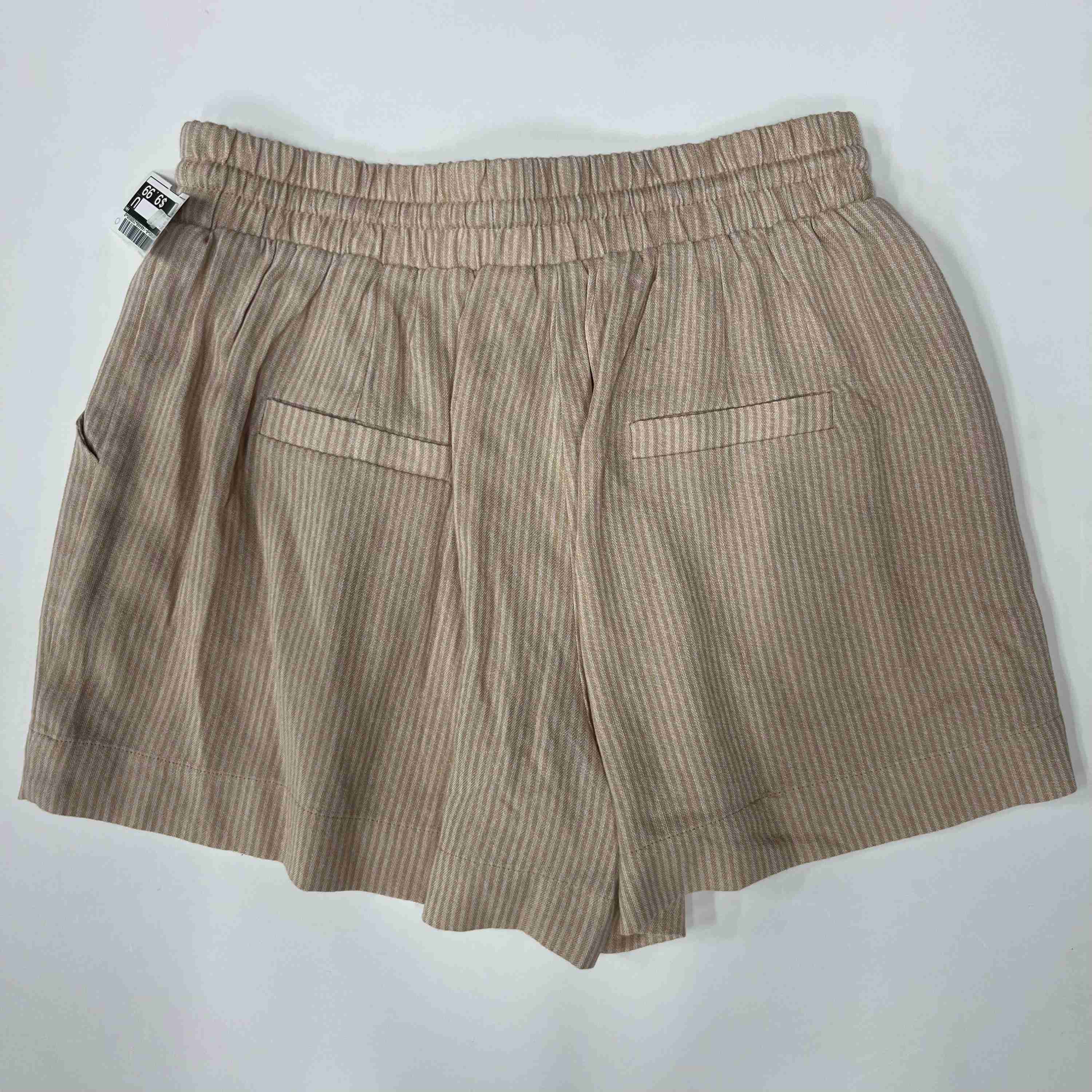 Fashton On Earth Pull On Shorts Stripe Cream Size 8 - Image 2