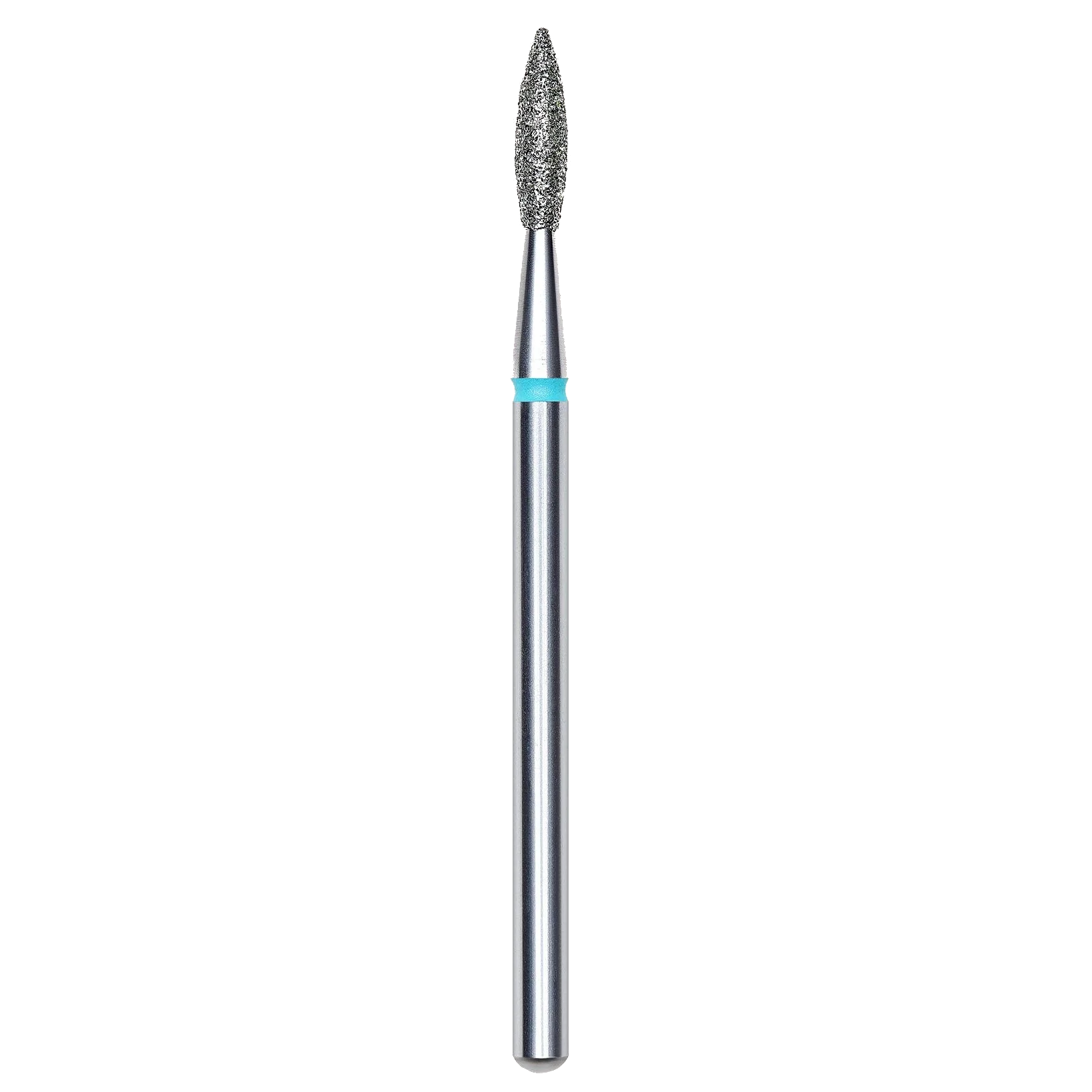 DIAMOND NAIL DRILL BIT, "FLAME", BLUE, HEAD DIAMETER 2.1/8MM (FA11B021/8) - STALEKS™ - Image 1