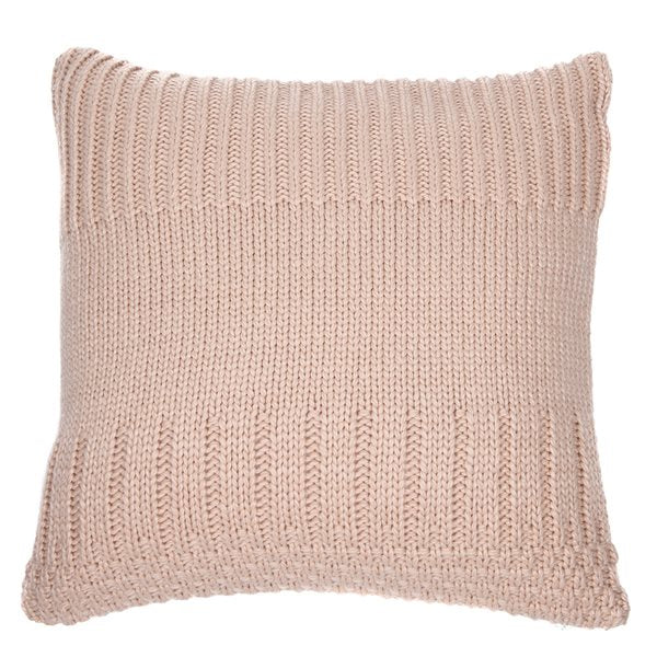 Cushion, Baba Pink Knit - Image 1