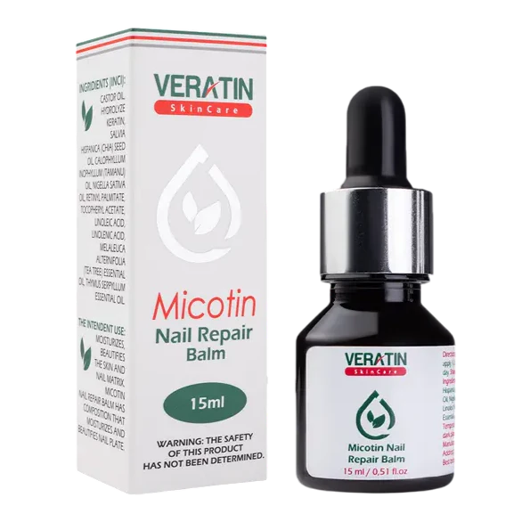 Veratin – Micotin Nail Repair Balm, 15ml and 30ml