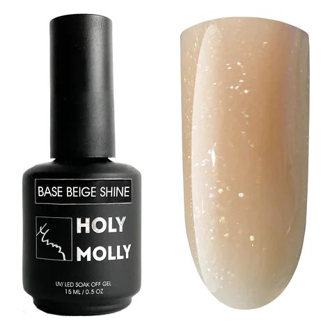 HOLY MOLLY Base Beige Shine, 15ml - Image 1