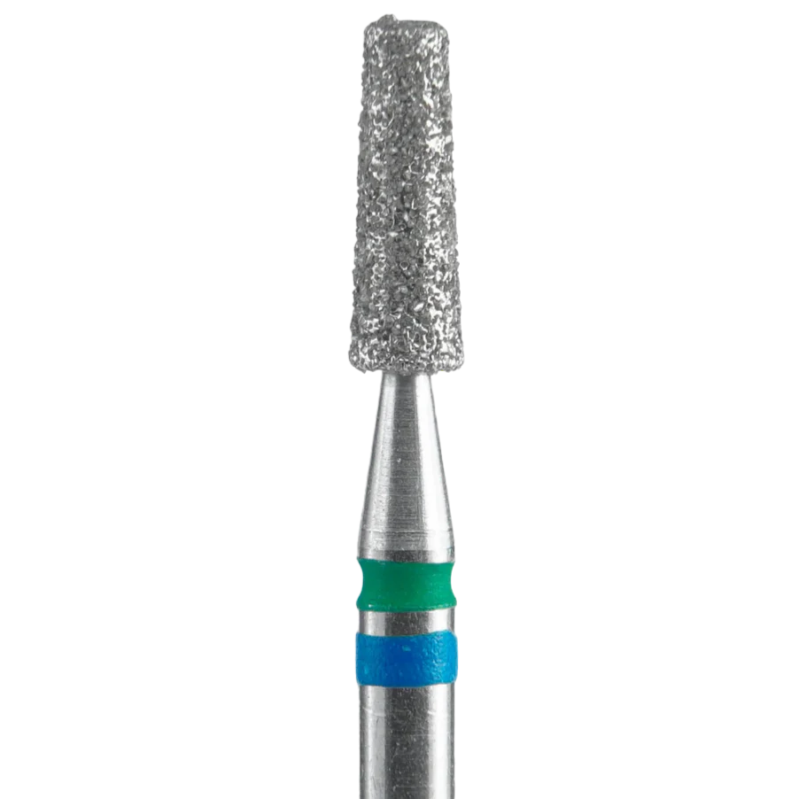 STALEKS Diamond Nail Drill Bit Duo Cone FA70BG025/8, Blue-Green, 2.5/8mm - Image 2