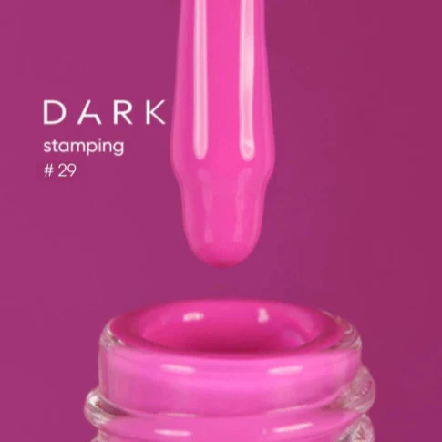 DARK Stamping Polish Pink #29, 10ml - Image 2
