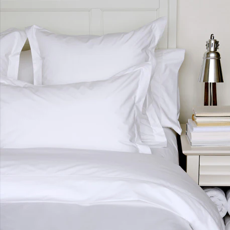 Pillowcase Set, Cotton Percale White - Image 1