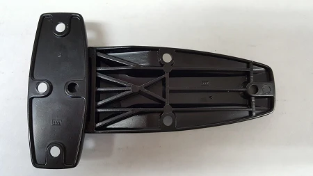 Strap Hinge, 5 3/8", with BLACK Powder-Coated Finish - Image 2