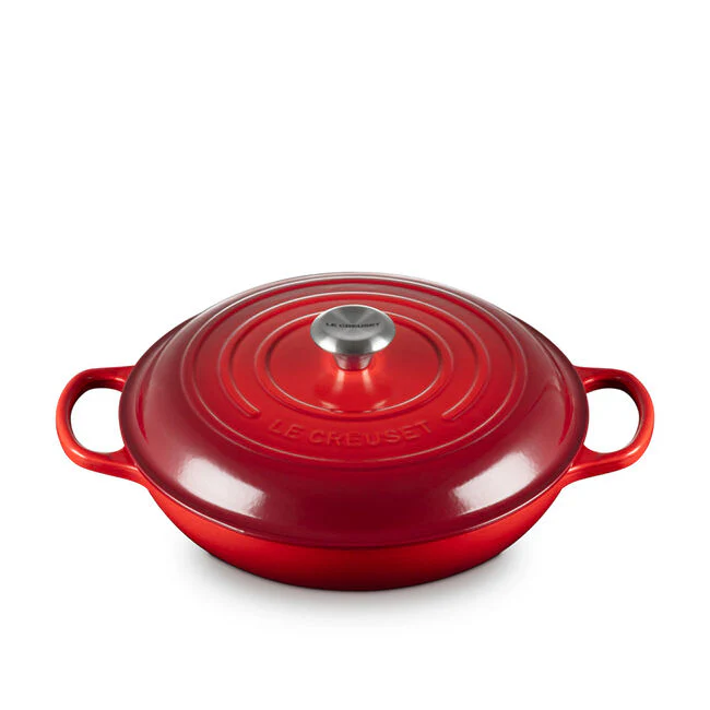 Braisers, Cerise Enameled Cast Iron