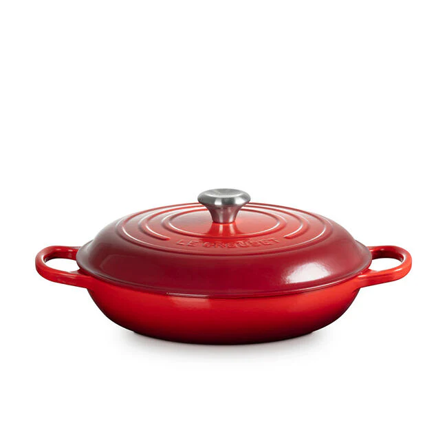 Braisers, Cerise Enameled Cast Iron - Image 2