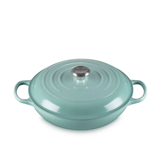 Braiser, Sage Enameled Cast Iron - Image 1