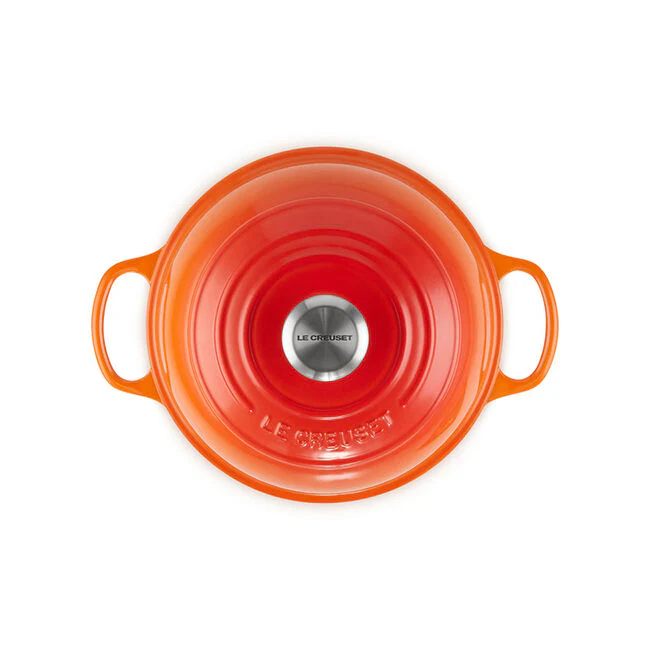 Enameled Cast Iron Bread Oven, Flame - Image 2