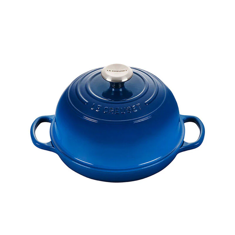 Enameled Cast Iron Bread Oven, Blueberry - Image 1