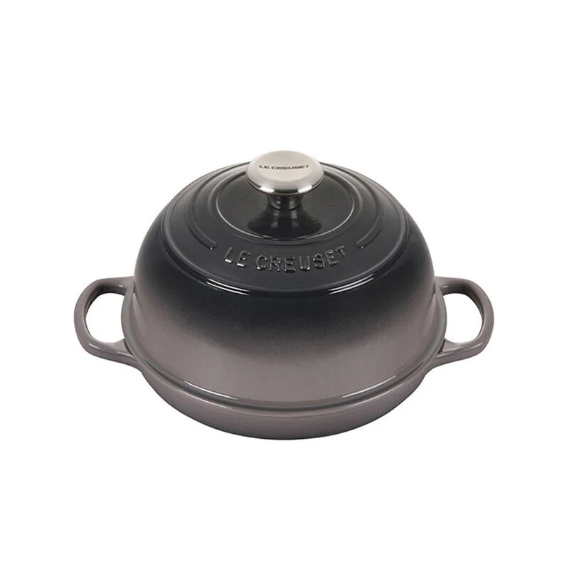 Enameled Cast Iron Bread Oven, Oyster - Image 1