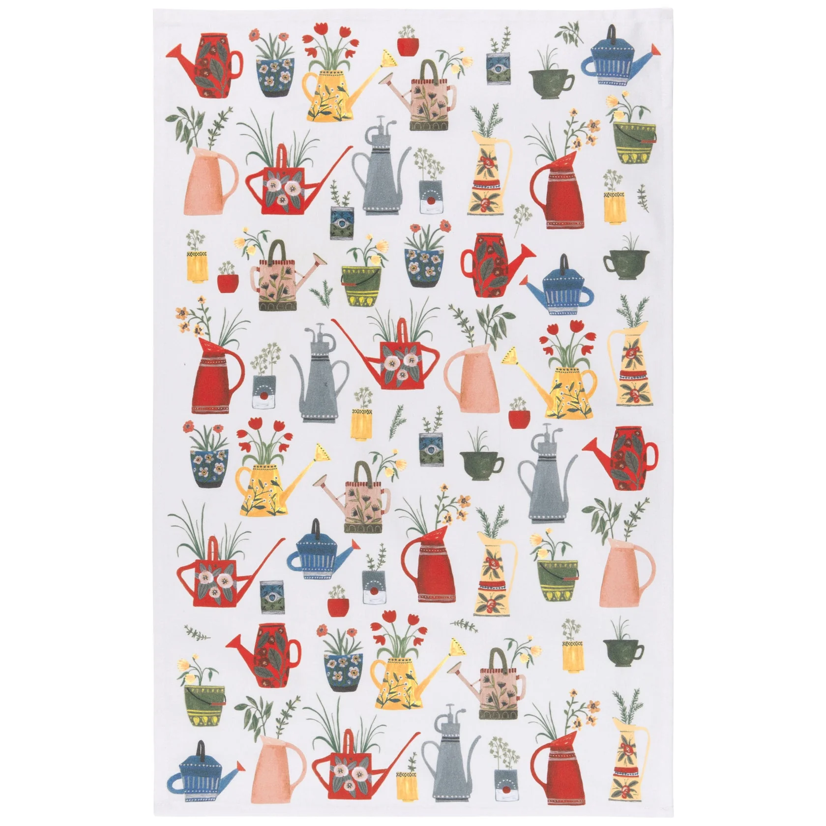 Teatowel, Watering Cans