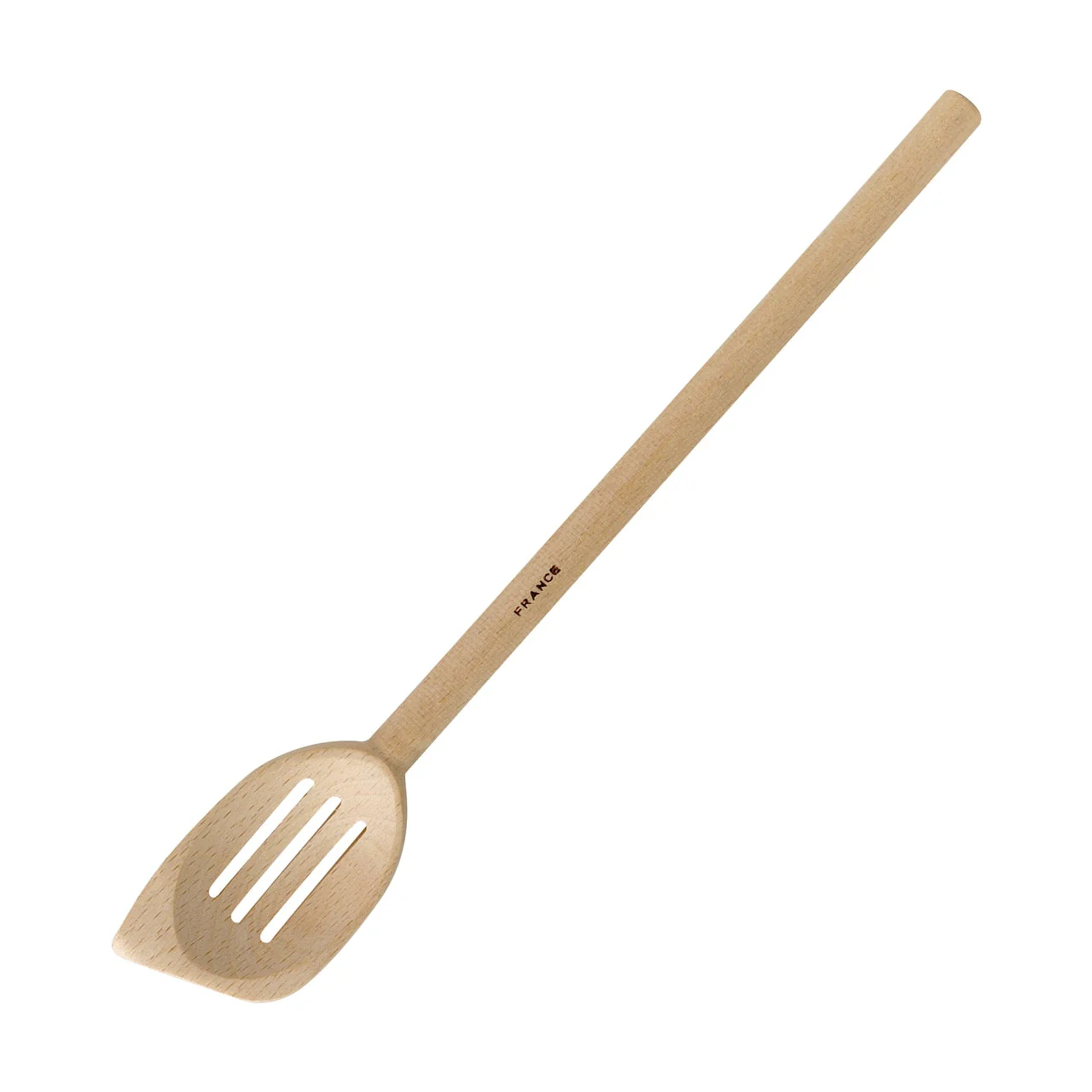 Pointed & Slotted Wood Spoon