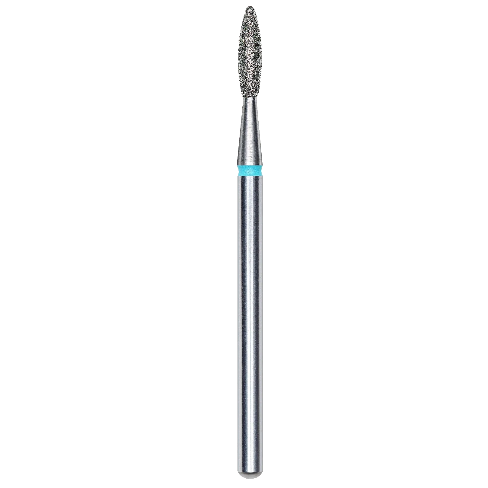 DIAMOND NAIL DRILL BIT, "FLAME", BLUE, HEAD DIAMETER 2.1/8MM (FA10B021/8) - STALEKS™ - Image 1
