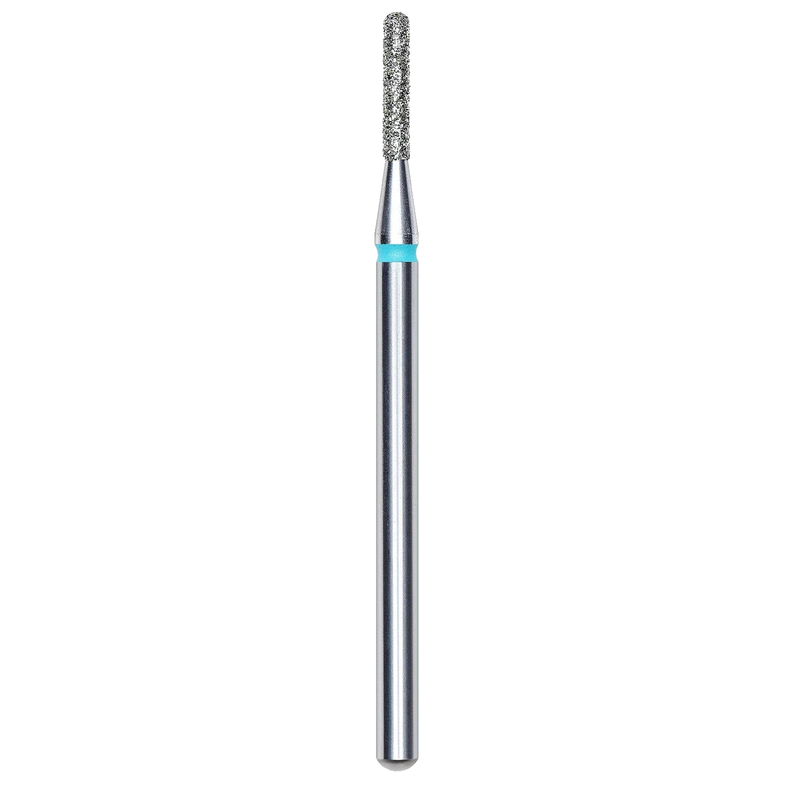 DIAMOND NAIL DRILL BIT, ROUNDED "CYLINDER", BLUE, HEAD DIAMETER 1.4/8MM (FA30B014/8) - STALEKS™ - Image 1