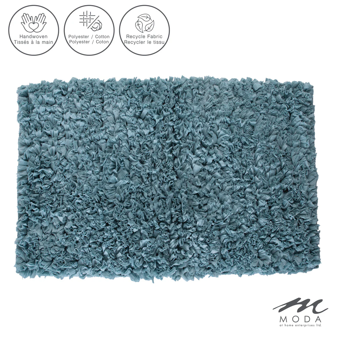 Bath Mat, Petal Blue - Image 2