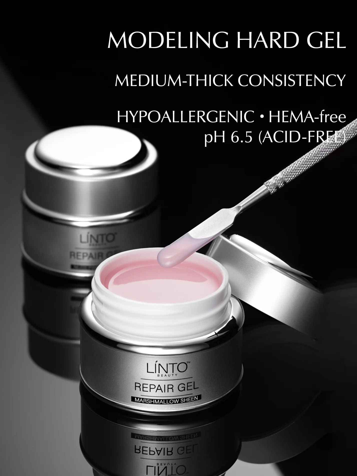 Hard Gel MARSHMALLOW SHEEN 15ml / 0,5fl oz - Image 3