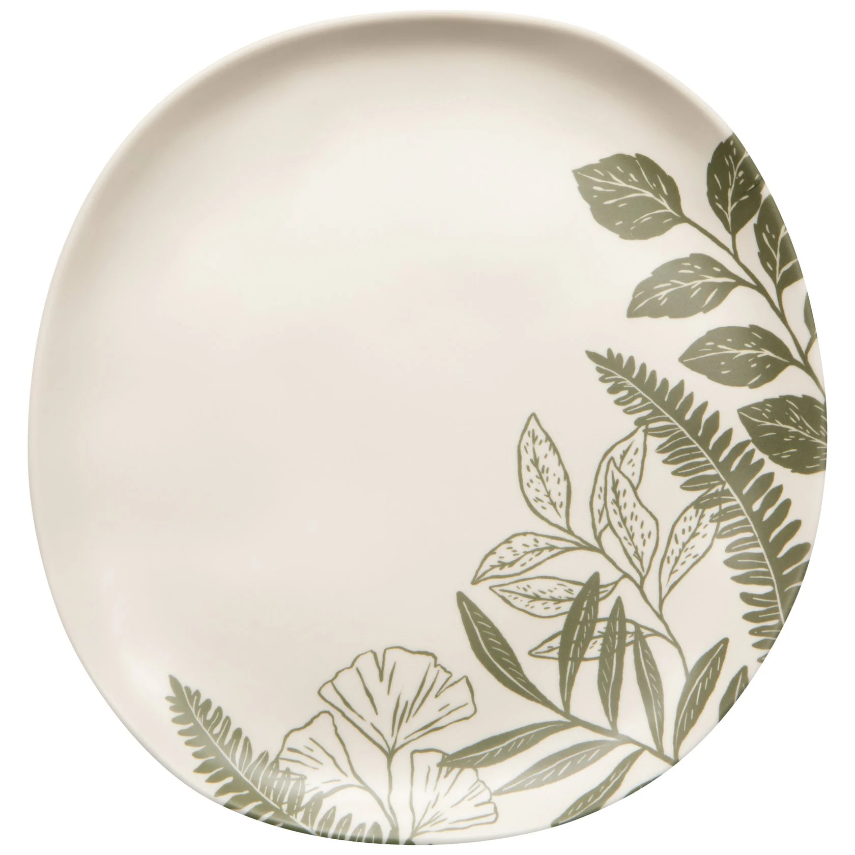 Fresco Dinner Plate, Fern & Frond