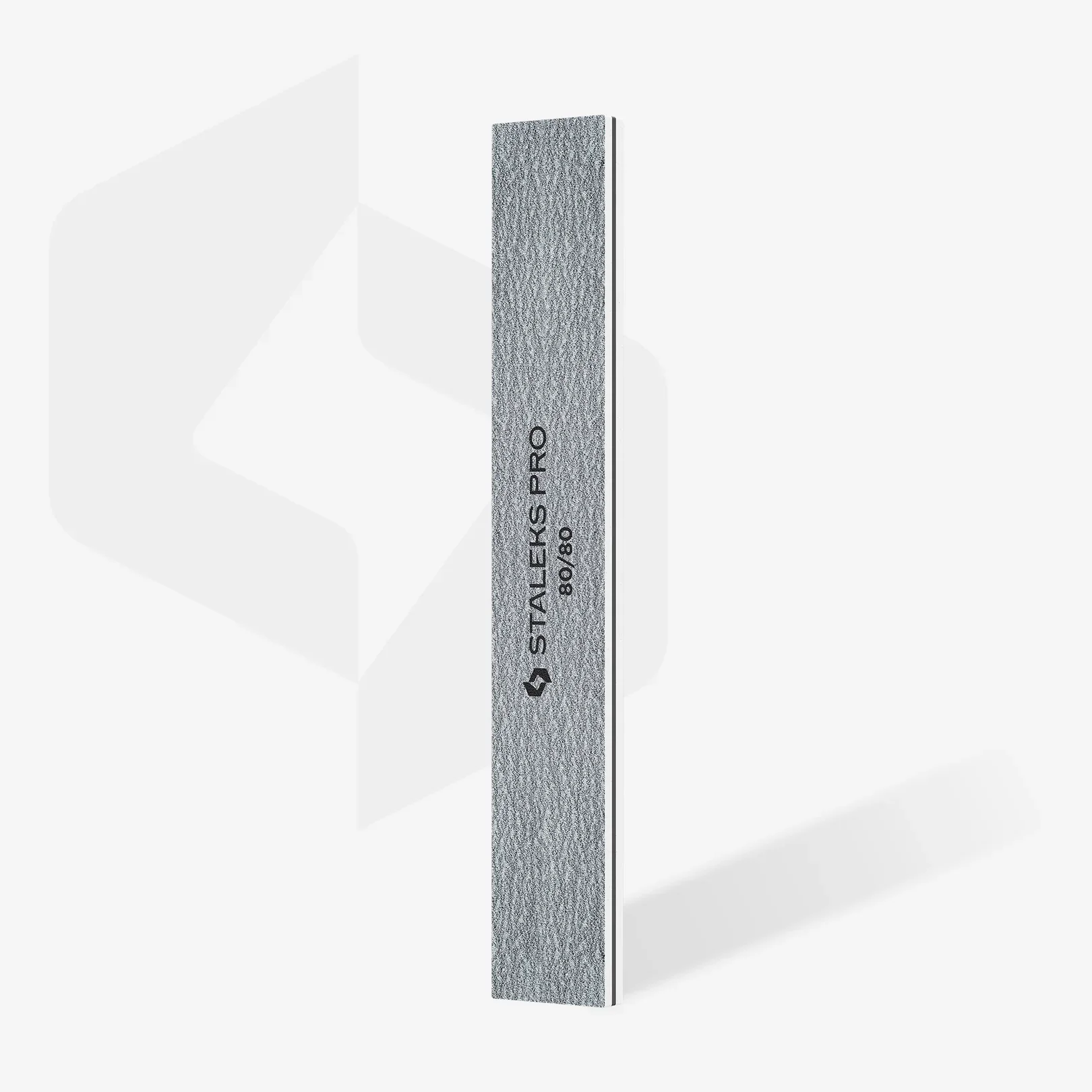 STALEKS - Straight wide mineral nail file 80/80 grit (25 pcs) NF-30-80/80-25 - Image 2