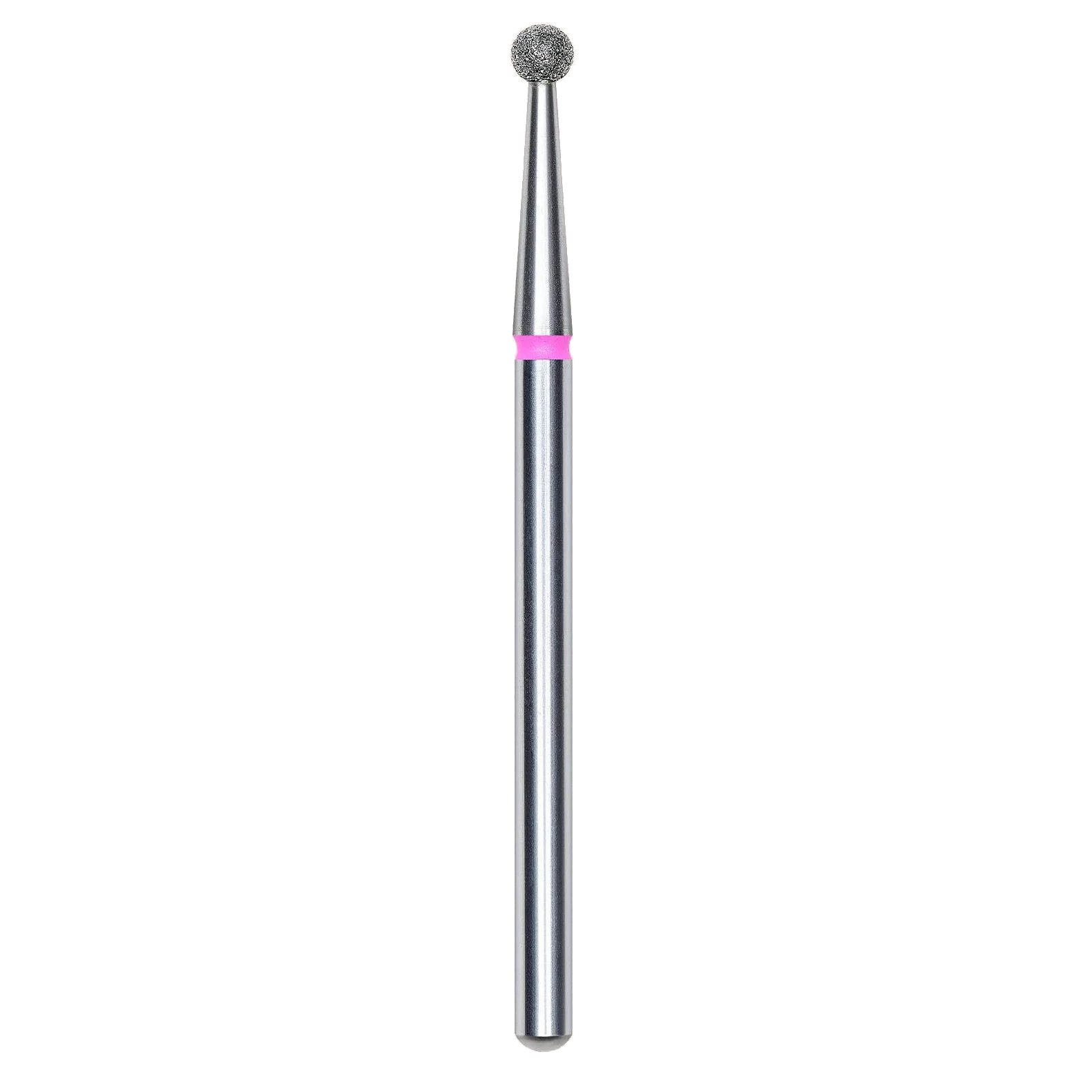 DIAMOND NAIL DRILL BIT, "BALL", RED, HEAD DIAMETER 2.5MM (FA01R025) - STALEKS™ - Image 1