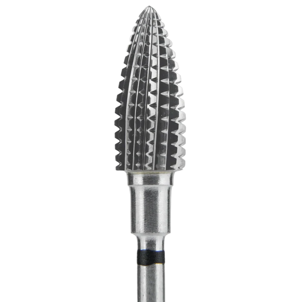 CARBIDE NAIL DRILL BIT, "PINE CONE", BLACK HARD, HEAD DIAMETER 6/14MM (FT110H060/14) (#211) -STALEKS - Image 2
