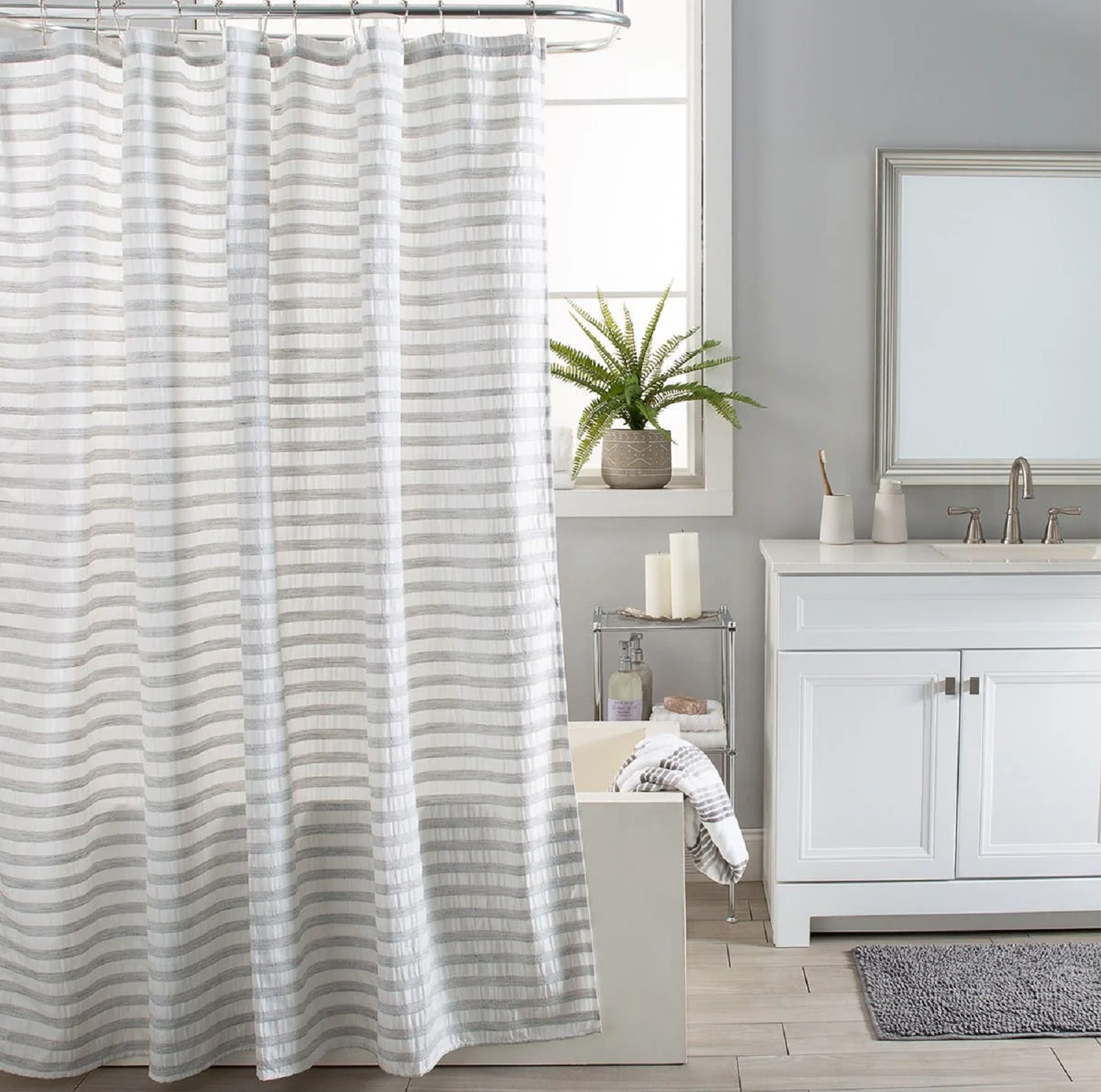 Shower Curtain, Camden Grey - Image 1