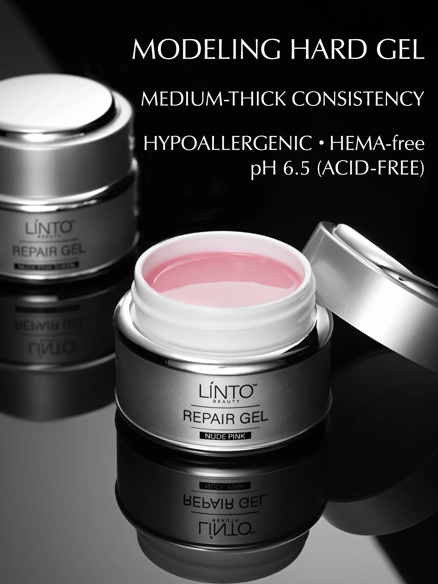 Hard Gel NUDE PINK 30 ml/ 1,01fl oz - Image 3