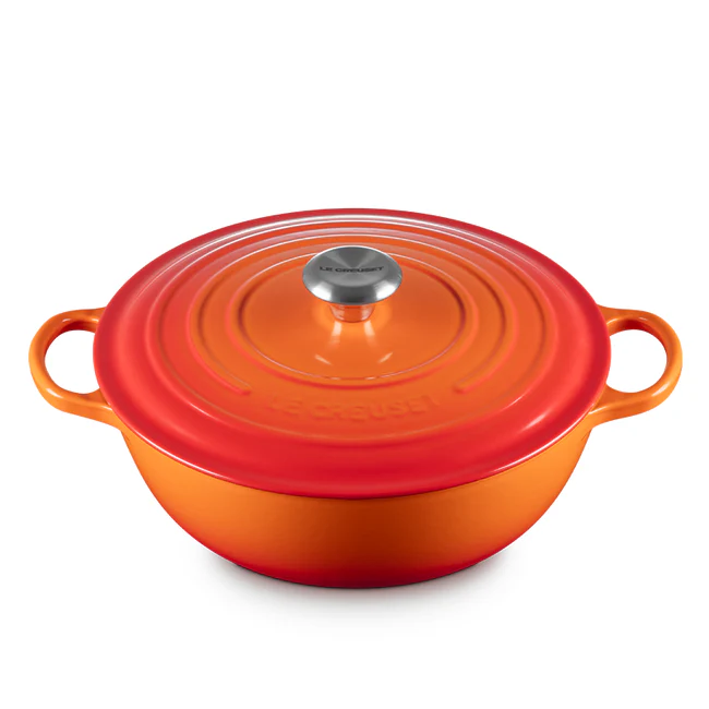 Chef Dutch Oven, Flame Enameled Cast Iron