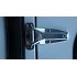 Strap Hinge, 5 3/8",  with Chrome Finish: Choose Left or Right Appication - Image 3