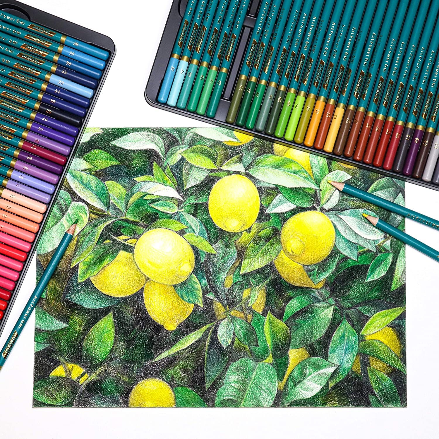 Colored Pencils 72 Pieces Set - Image 3