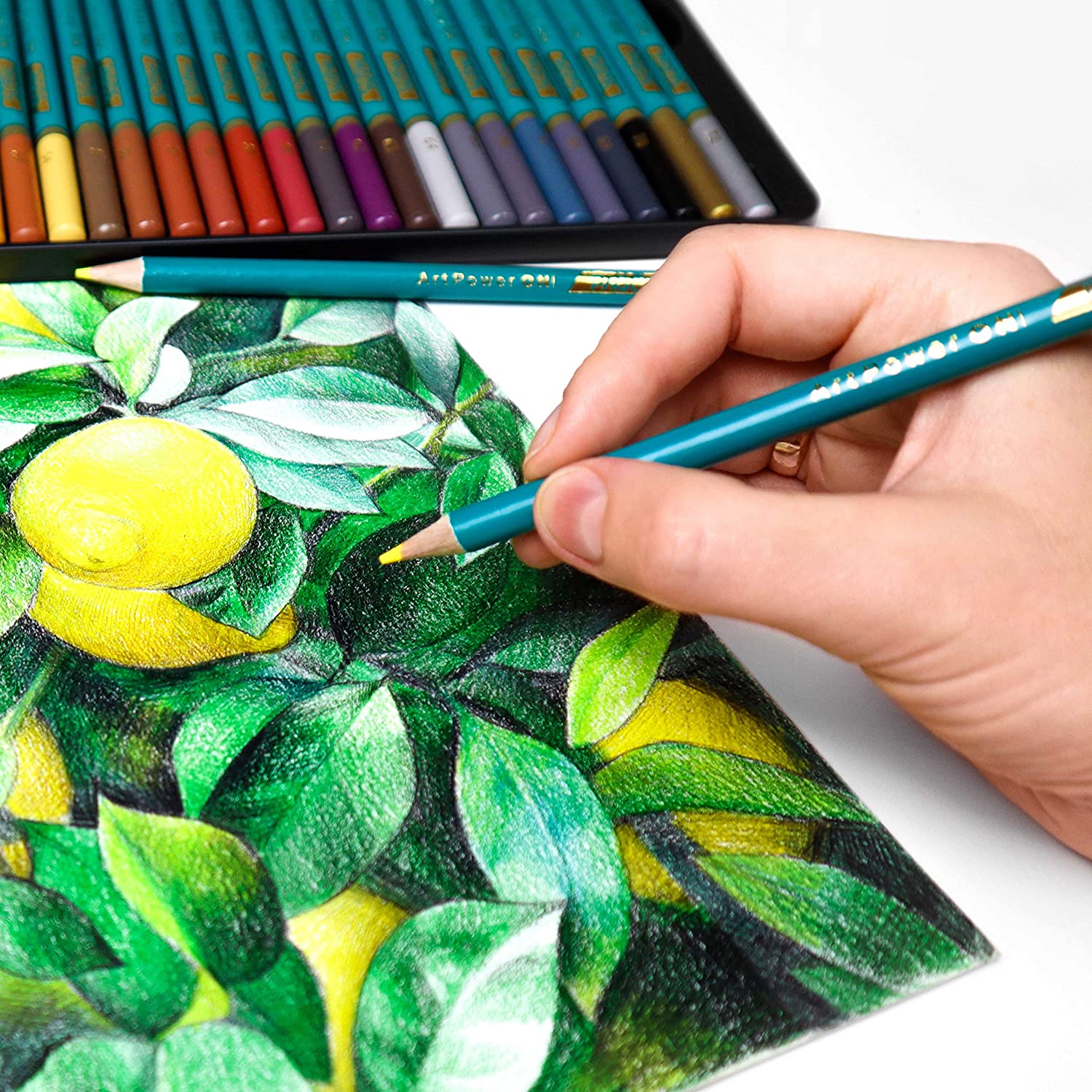 Colored Pencils 72 Pieces Set - Image 2