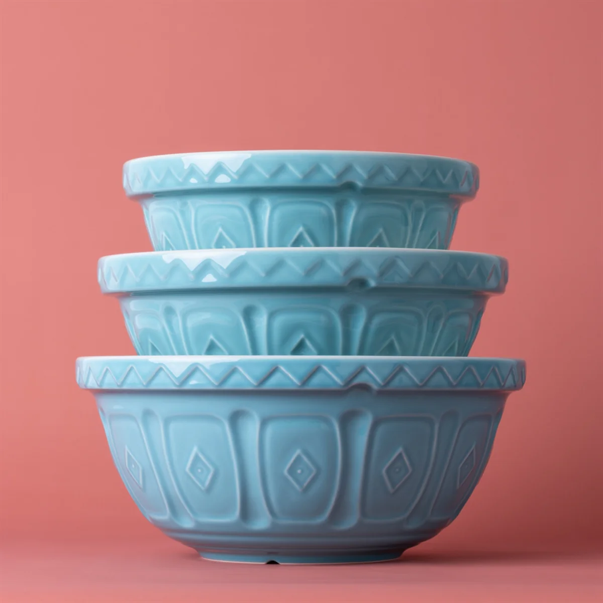 Mixing Bowls, Turquoise - Image 2