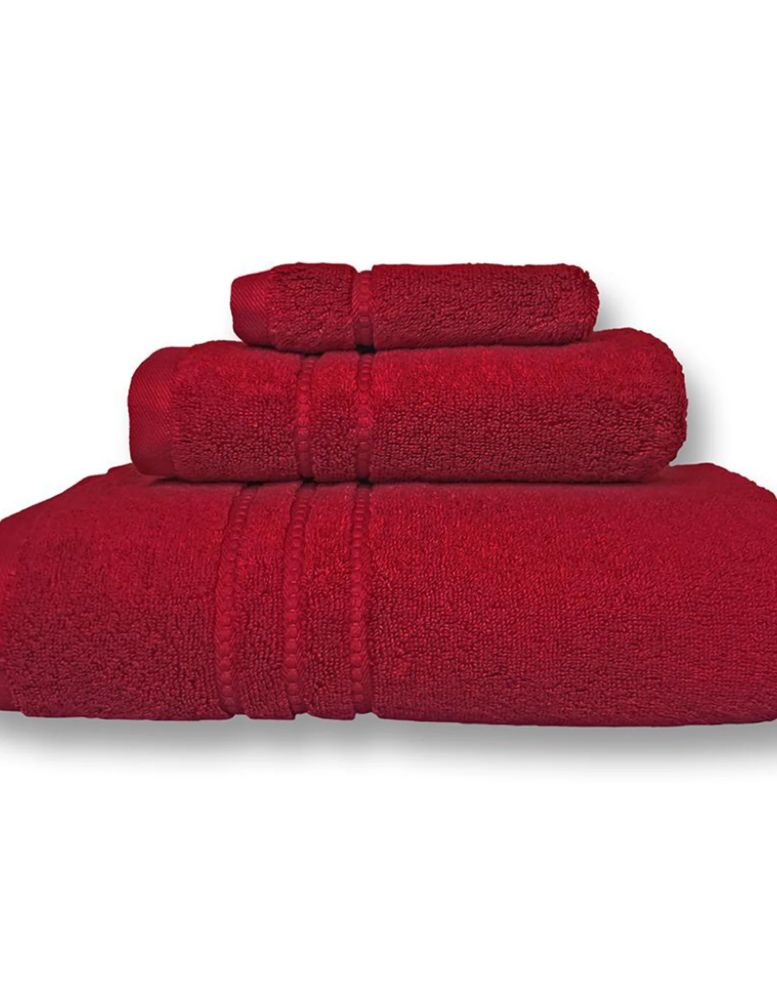 Bath Towels - Claret - Image 1