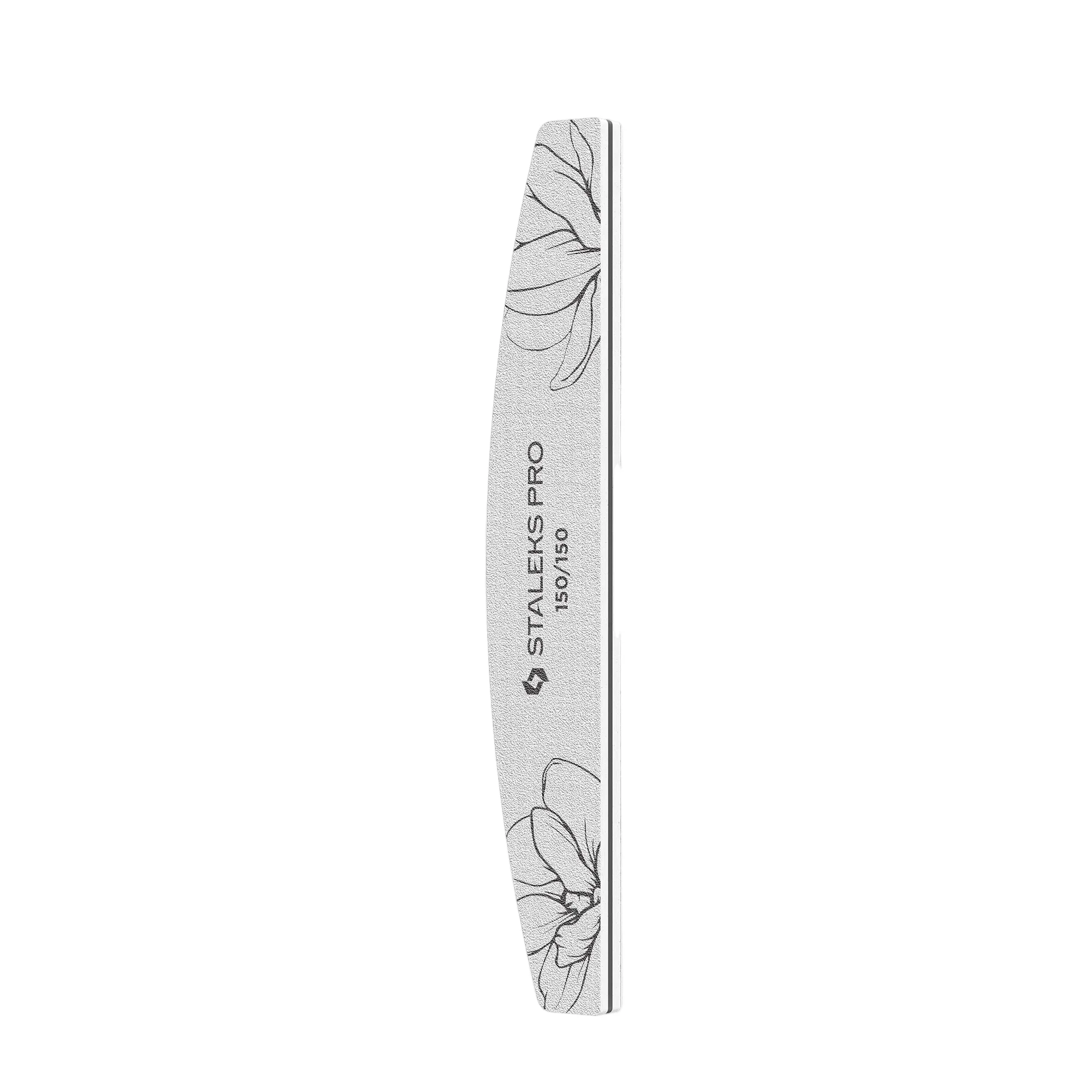 STALEKS – Crescent Mineral Nail File EXPERT 40 150/150 grit, 25pcs – NFE-40-150/150-25