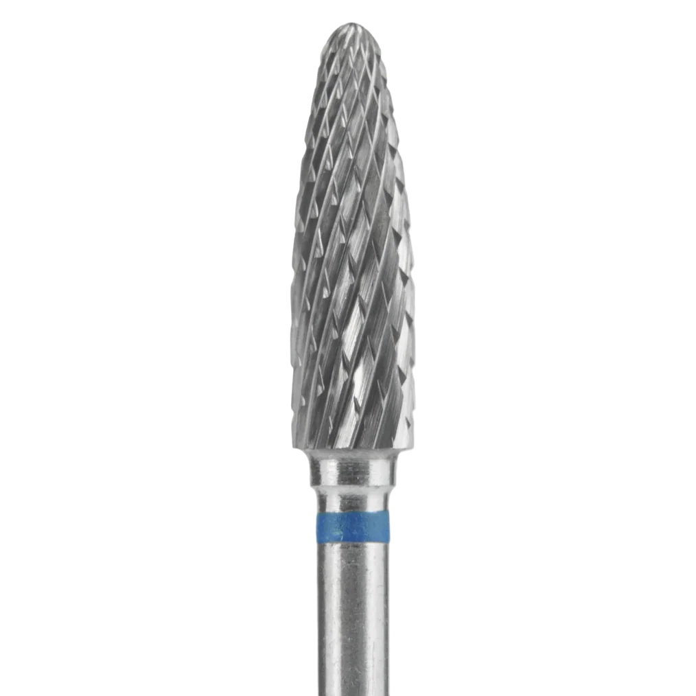 CARBIDE NAIL DRILL BIT, "CORN", BLUE, HEAD DIAMETER 4/14MM (FT90B040/14) (#209) -STALEKS™ - Image 2