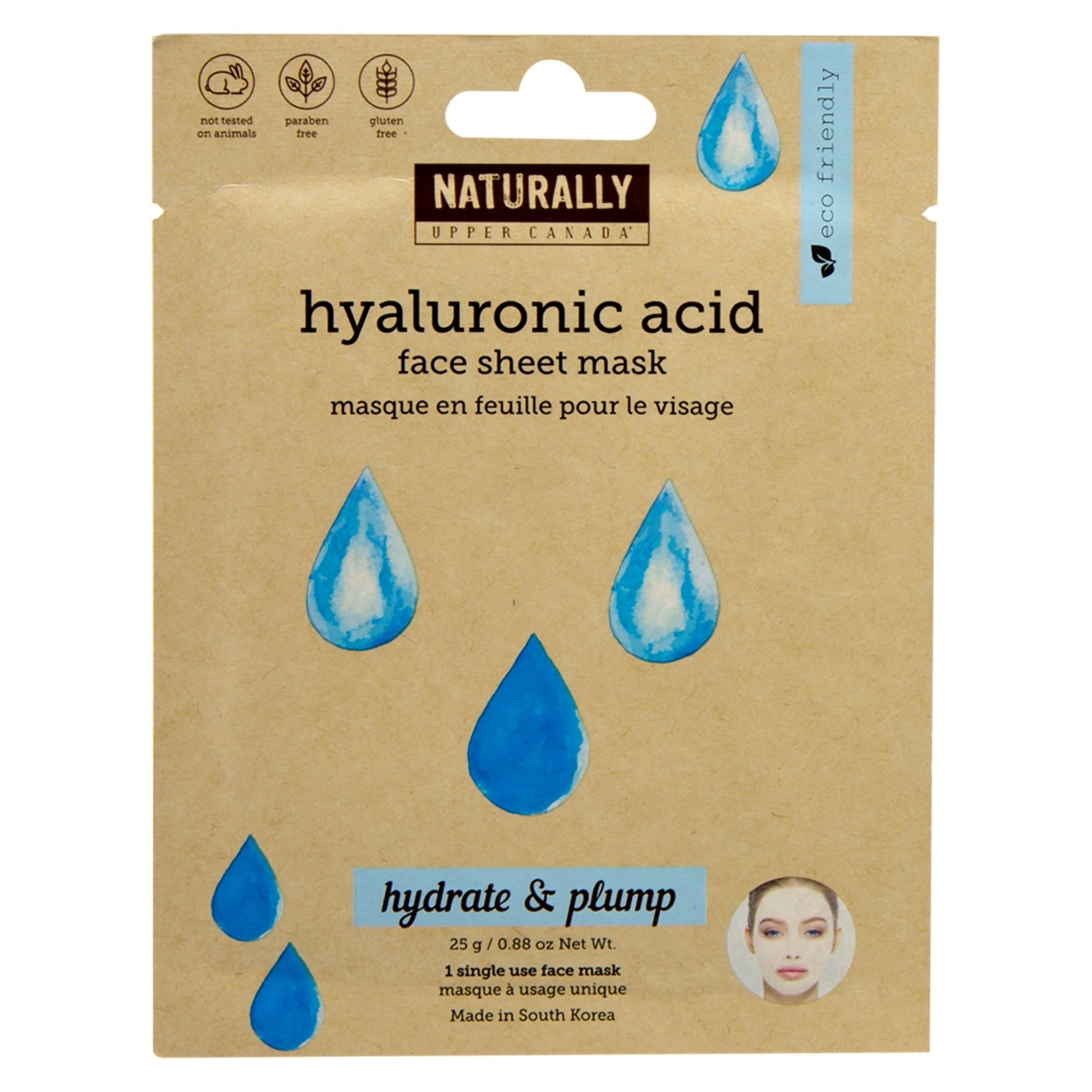 Face Sheet Mask, Hyaluronic Acid - Image 1
