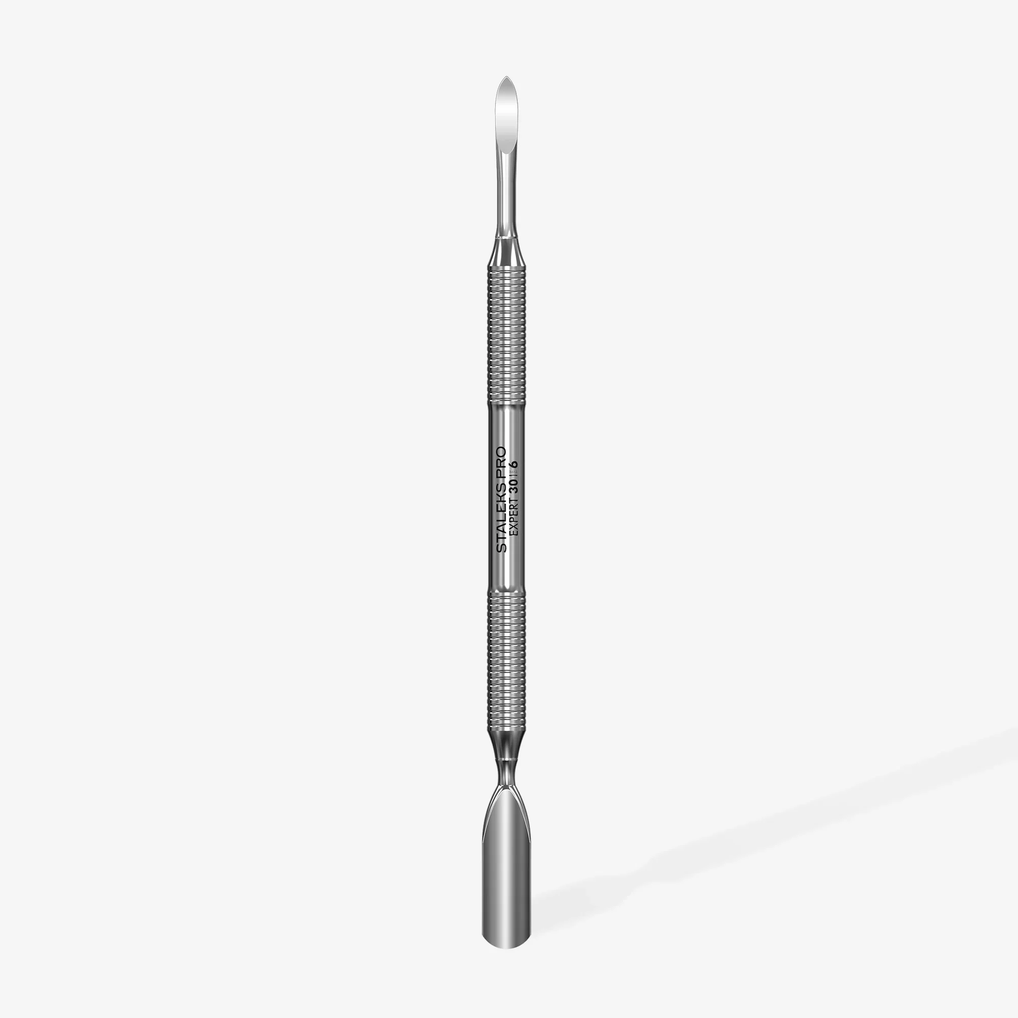 Manicure pusher EXPERT 30 TYPE 6 (rounded wide pusher and nail cleaner) PE-30/6 - STALEKS - Image 1
