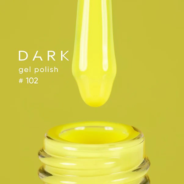 DARK - Gel Polish #102, 10ml - Image 2