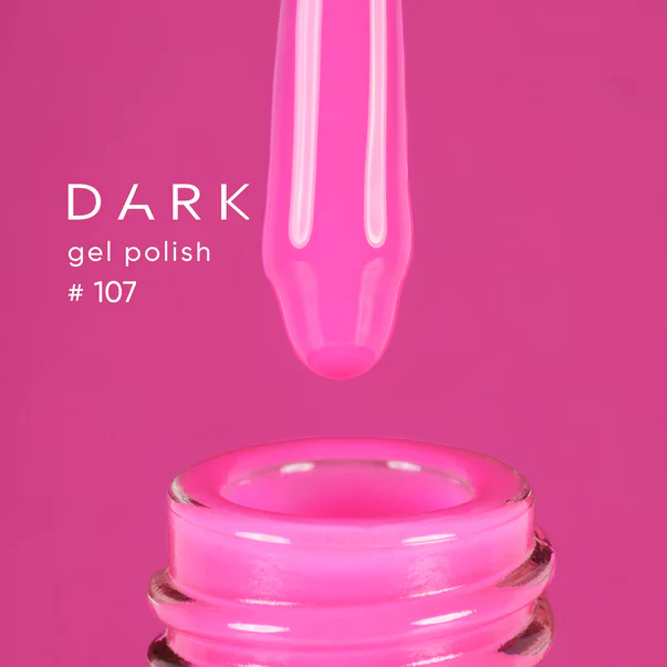 DARK - Gel Polish #107, 10ml - Image 2