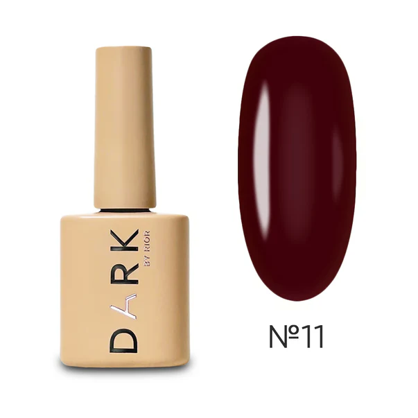DARK Gel Polish #11, 6ml / 10ml Burgundy Gel Polish - Image 1
