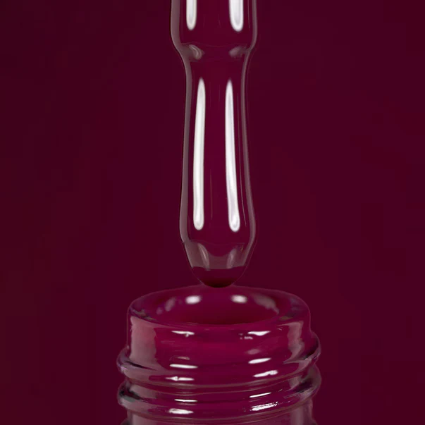 DARK Gel Polish #11, 6ml / 10ml Burgundy Gel Polish - Image 2