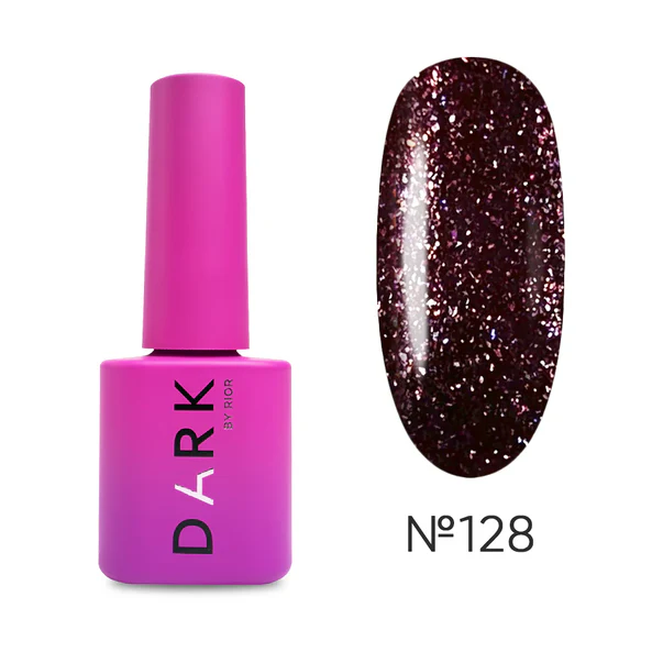 DARK - Gel Polish #128, 10ml - Image 1